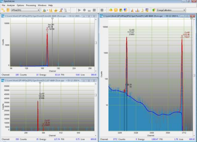 SpectraLineGP程序的基本窗口