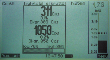 LARS系统的测量界面